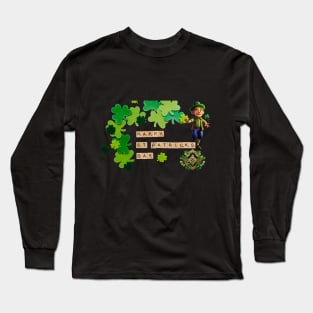 Jigging Through Joy: A St. Patrick's Day Celebration Long Sleeve T-Shirt